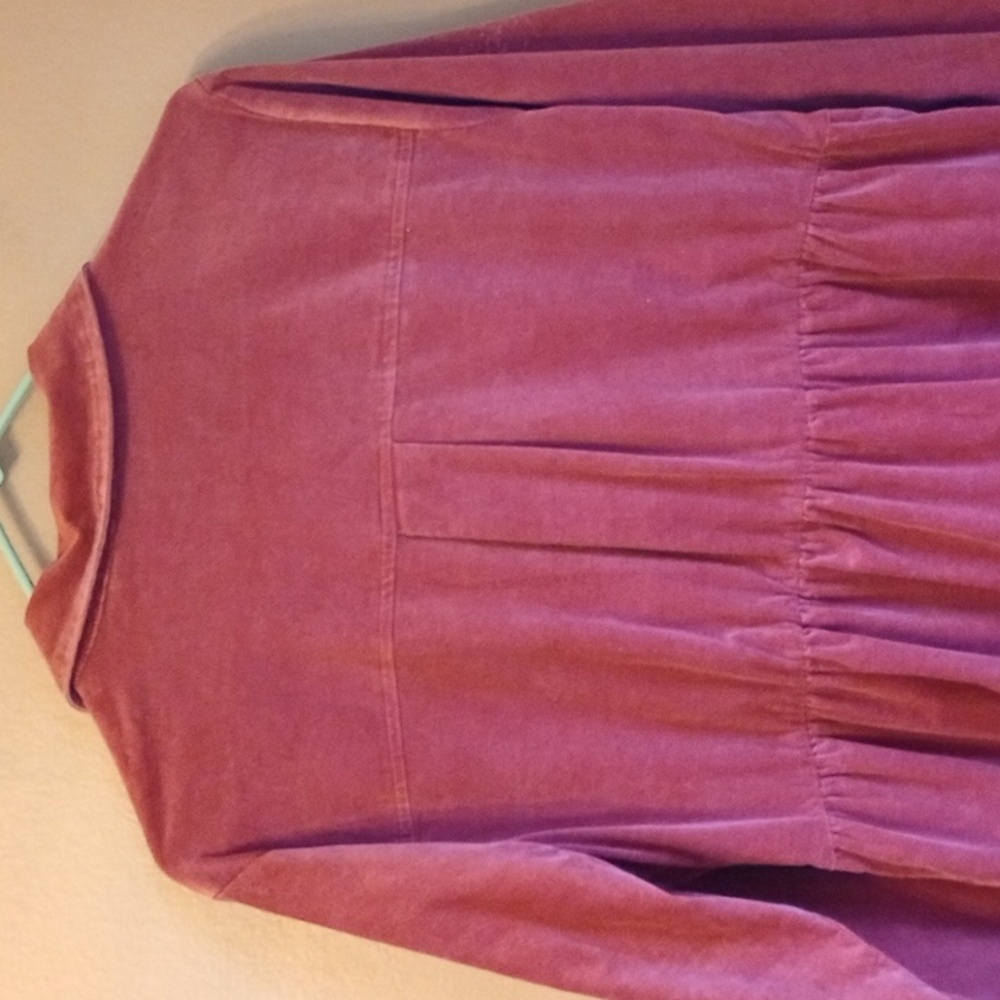 Jodifl Corduroy Peplum tiered Mini Boho Western Dress Size L - Picture 10 of 11